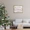 Stupell Industries Vintage Mrs. Claus Cookies Sign Framed Floater Canvas Wall Art